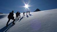 Climbing Mont Blanc Alpine Training. Photo: H. Qualizza
